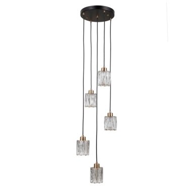 Pakabinamas šviestuvas Torno PND-40813-5R-BK-HBR