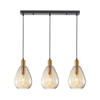 Pakabinamas šviestuvas Zulo PND-27812-3-BRO-AMB