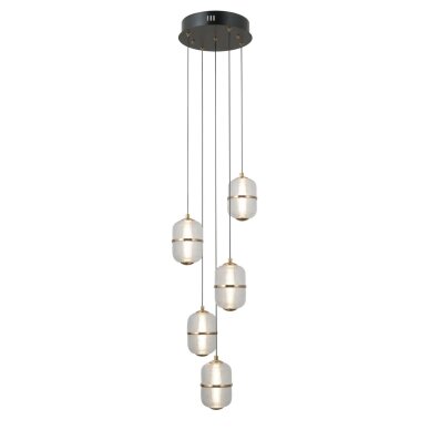 Pakabinamas šviestuvas Alani PND-34375-5-BK 3 Pakabinamas šviestuvas Alani PND-34375-5-BK 3