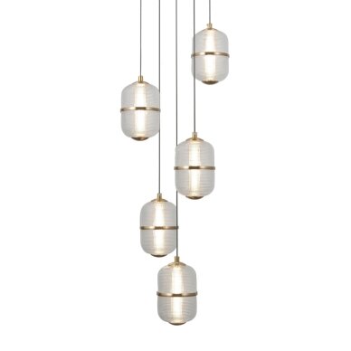 Pakabinamas šviestuvas Alani PND-34375-5-BK 4