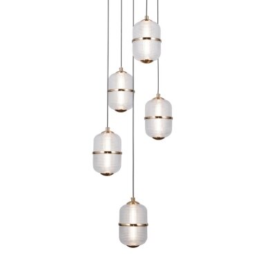 Pakabinamas šviestuvas Alani PND-34375-5-HBR 4 Pakabinamas šviestuvas Alani PND-34375-5-HBR 4