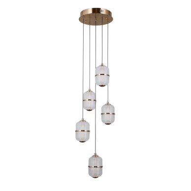 Pakabinamas šviestuvas Alani PND-34375-5-HBR Pakabinamas šviestuvas Alani PND-34375-5-HBR