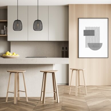 Pakabinamas šviestuvas Amiria PND-28612-BK-SG 2