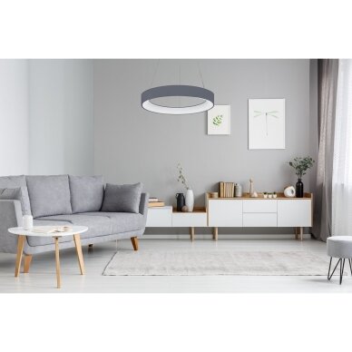 Pakabinamas šviestuvas Chiara 3945-842RP-GR-3, pilkas, LED, 42W 1