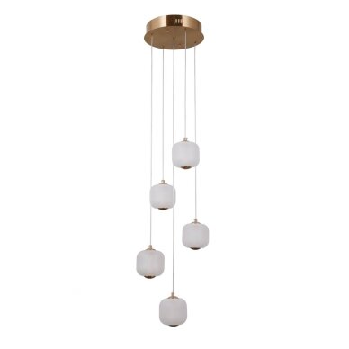 Pakabinamas šviestuvas Ganti PND-34362-5-HBR-OPAL 2 Pakabinamas šviestuvas Ganti PND-34362-5-HBR-OPAL 2