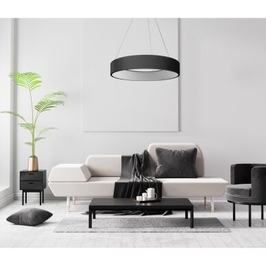 Pakabinamas šviestuvas Mattia 3936-832RP-BK-3, juodas, LED, 32W 1 Pakabinamas šviestuvas Mattia 3936-832RP-BK-3, juodas, LED, 32W 1