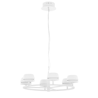 Pakabinamas šviestuvas Miranda AD16004-6A WH, baltos spalvos, LED, 37.2W 1 Pakabinamas šviestuvas Miranda AD16004-6A WH, baltos spalvos, LED, 37.2W 1