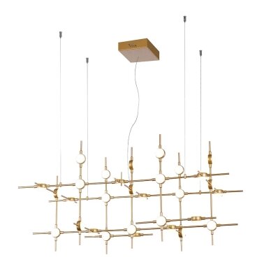 Pakabinamas šviestuvas Provenza MD18001067-30A GD, aukso spalvos, modernus, LED apšvietimas Pakabinamas šviestuvas Provenza MD18001067-30A GD, aukso spalvos, modernus, LED apšvietimas