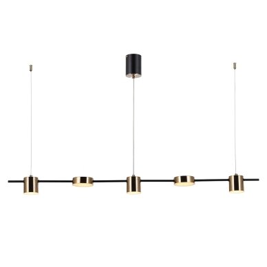 Pakabinamas šviestuvas Remdal PND-16374-5-BK-4K, žalvario spalvos, modernus, LED apšvietimas 2
