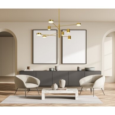 Pakabinamas šviestuvas Remdal PND-16374-8-COP-3K, vario spalvos, modernus, LED apšvietimas 1