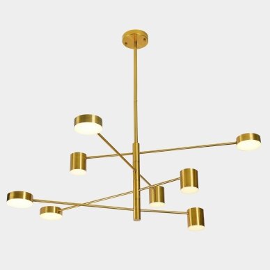 Pakabinamas šviestuvas Remdal PND-16374-8-COP-3K, vario spalvos, modernus, LED apšvietimas