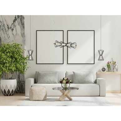Pakabinamas šviestuvas Sanke PND-63849-4-BK 1 Pakabinamas šviestuvas Sanke PND-63849-4-BK 1