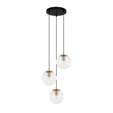 Pakabinamas šviestuvas Sarpo PND-58867-3S-BK-BRO Pakabinamas šviestuvas Sarpo PND-58867-3S-BK-BRO