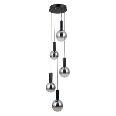 Pakabinamas šviestuvas Strela PND-34378-5S-BK Pakabinamas šviestuvas Strela PND-34378-5S-BK