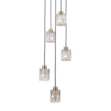 Pakabinamas šviestuvas Torno PND-40813-5R-BK-HBR 3 Pakabinamas šviestuvas Torno PND-40813-5R-BK-HBR 3