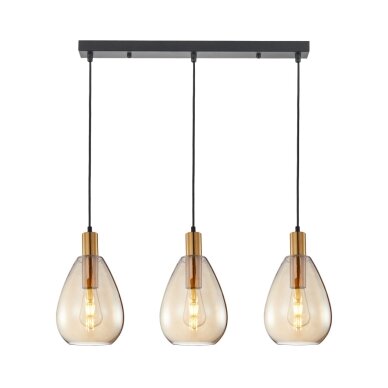 Pakabinamas šviestuvas Zulo PND-27812-3-BRO-AMB