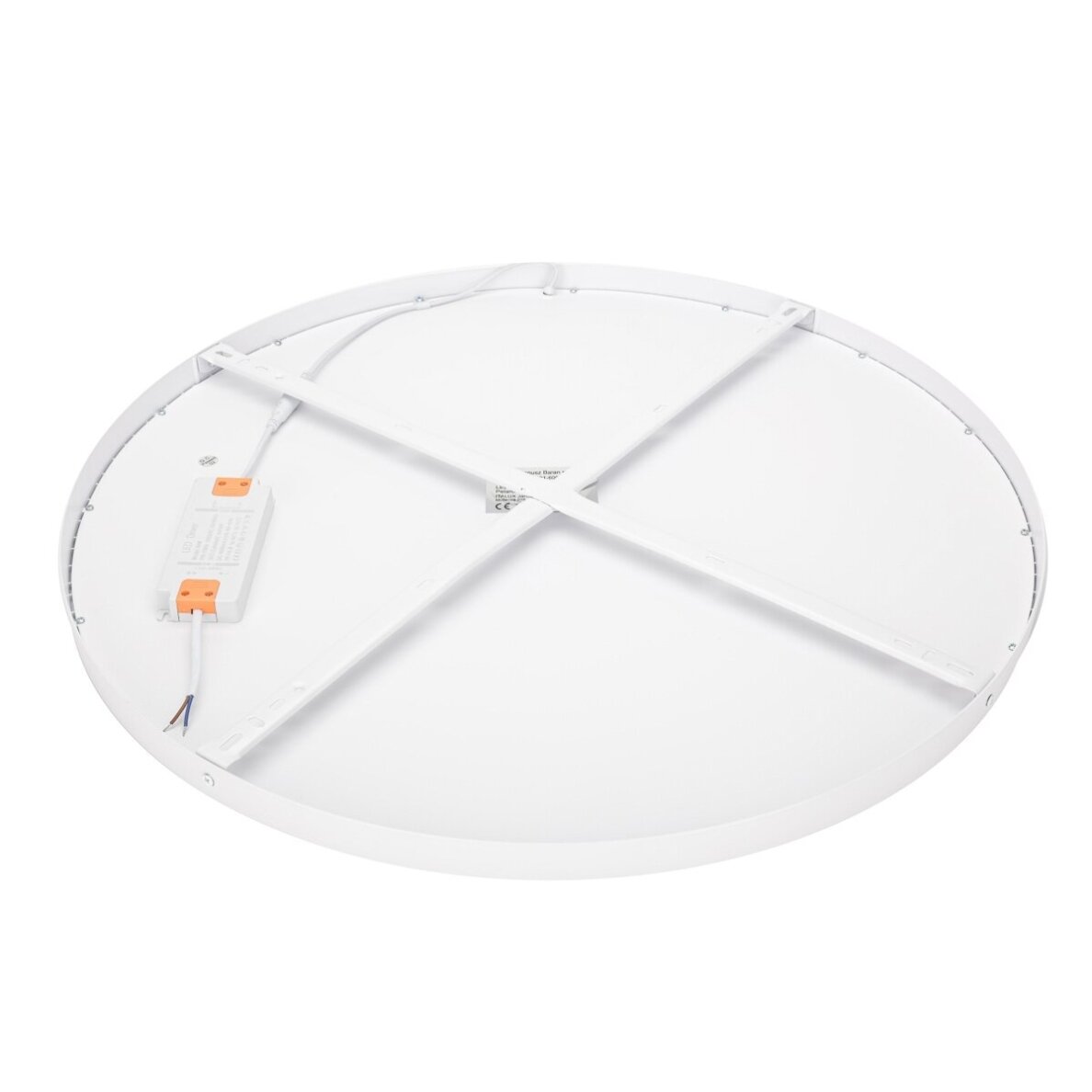 Pelaro PLF-7001-600R-WH-3K modernus LED plafonas, baltas, 60 cm 3
