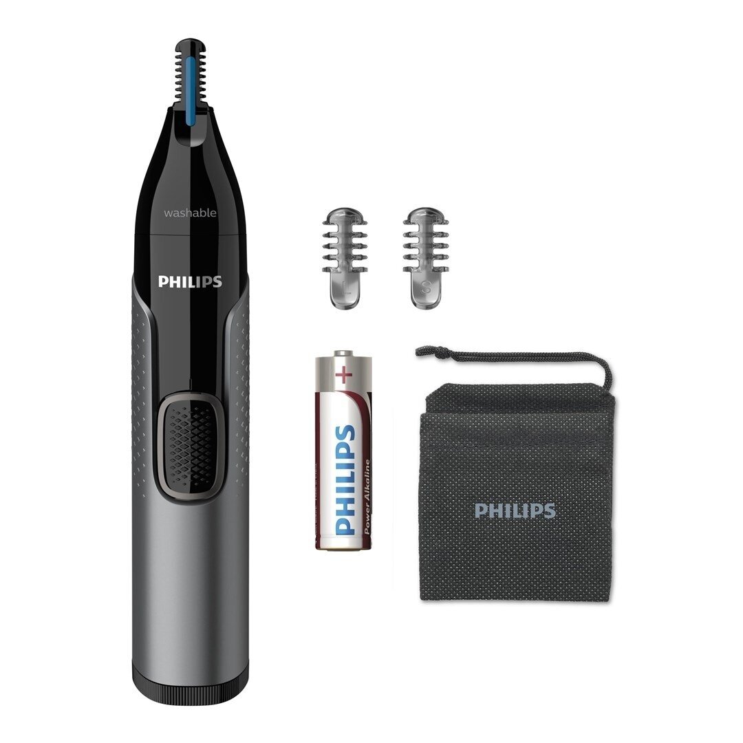 Philips nosies, ausų ir antakių trimeris, pilkas