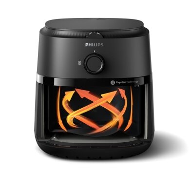 Philips 1000 Series NA120/00 karšto oro gruzdintuvė, 4,2 l, juoda 1 Philips 1000 Series NA120/00 karšto oro gruzdintuvė, 4,2 l, juoda 1