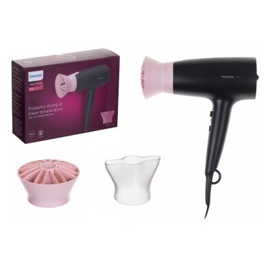 Philips BHD350/10 plaukų džiovintuvas 2100 W juoda, rožinė 2 Philips BHD350/10 plaukų džiovintuvas 2100 W juoda, rožinė 2