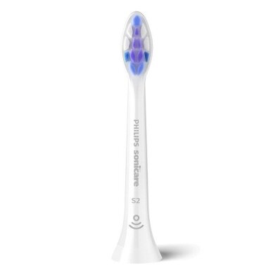 Philips Sonicare Sensitive HX6052/87, 2 vnt. itin minkštų šepetėlių galvučių rinkinys, balta 1