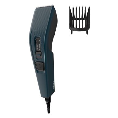 Plaukų kirpimo mašinėlė Philips HairClipper Series 3000 HC3505/15, juoda/žalia