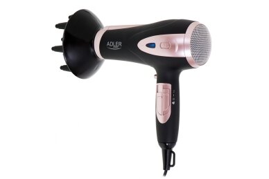 Secador de cabelo Adler AD 2248 com função de ionização, 2400 W, preto Secador de cabelo Adler AD 2248 com função de ionização, 2400 W, preto