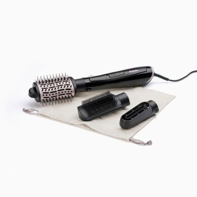 Plaukų džiovintuvas ir formavimo šepetys BaByliss STYLE SMOOTH 1000 AS128E, 1000 W, juodas 2 Plaukų džiovintuvas ir formavimo šepetys BaByliss STYLE SMOOTH 1000 AS128E, 1000 W, juodas 2