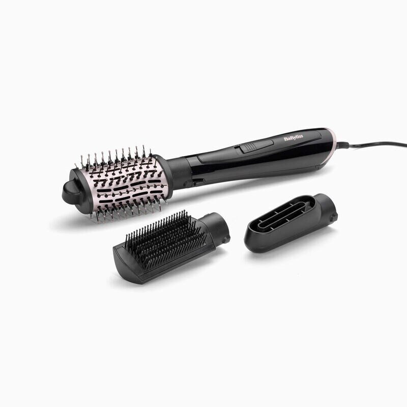 Plaukų džiovintuvas ir formavimo šepetys BaByliss STYLE SMOOTH 1000 AS128E, 1000 W, juodas Plaukų džiovintuvas ir formavimo šepetys BaByliss STYLE SMOOTH 1000 AS128E, 1000 W, juodas