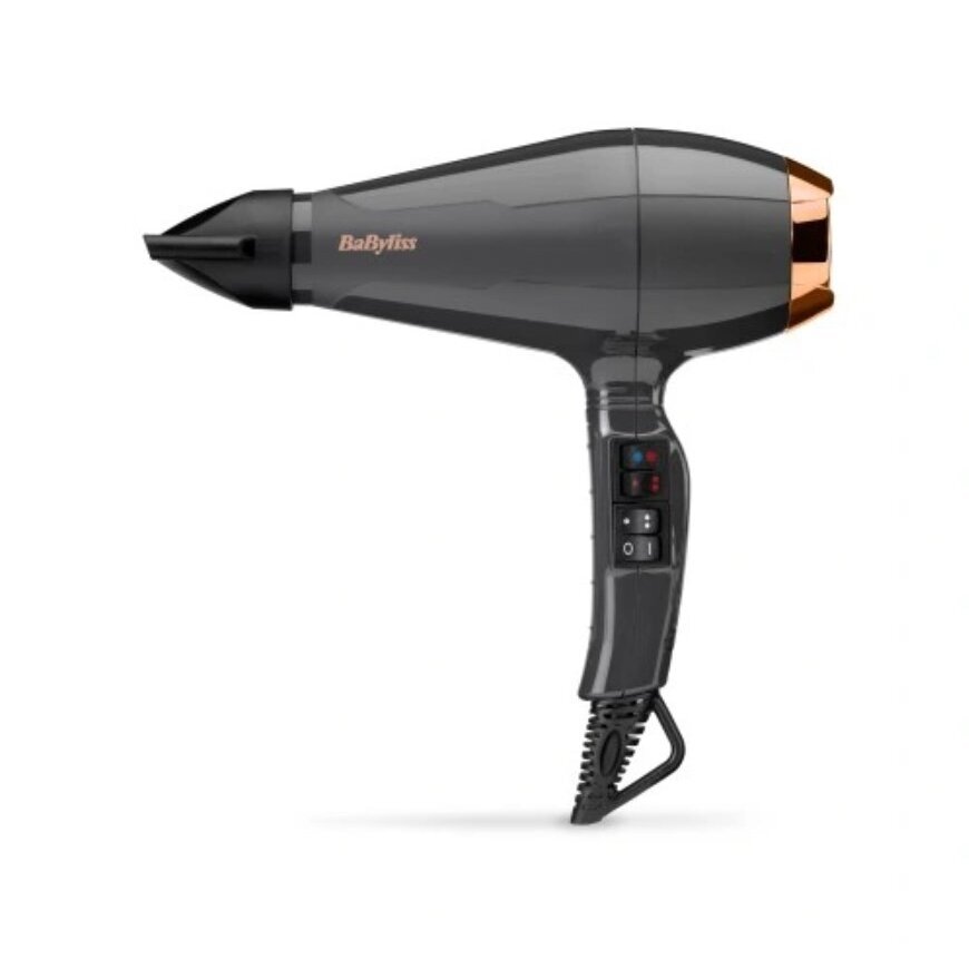 Plaukų džiovintuvas BaByliss 6719DE, 2200 W, juodas, jonizacija, difuzorius Plaukų džiovintuvas BaByliss 6719DE, 2200 W, juodas, jonizacija, difuzorius