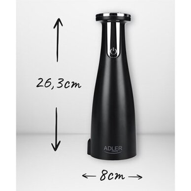 Prieskonių malūnėlių rinkinys Adler AD 4449B juodas 4