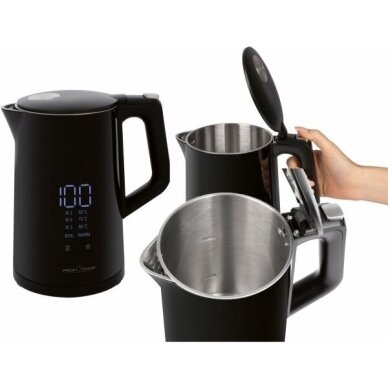 ProfiCook PC-WKS 1243 elektrinis virdulys 1,7 l 2200 W juodas 1 ProfiCook PC-WKS 1243 elektrinis virdulys 1,7 l 2200 W juodas 1