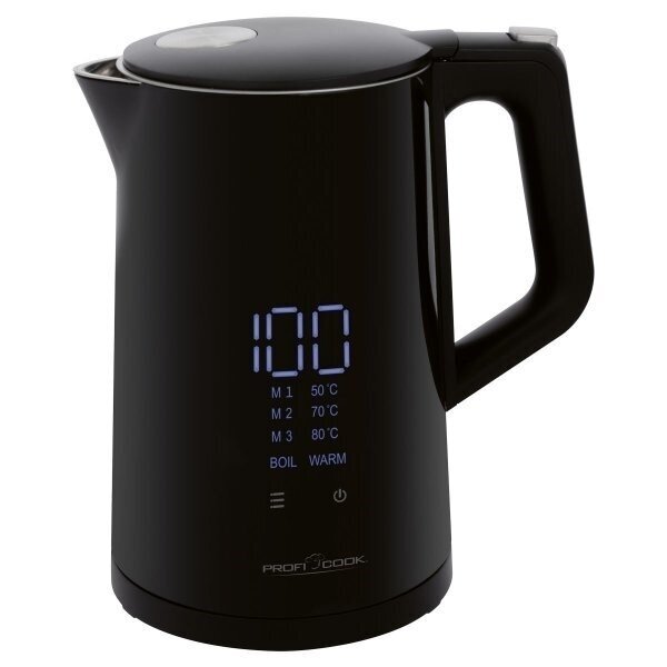 ProfiCook PC-WKS 1243 elektrinis virdulys 1,7 l 2200 W juodas ProfiCook PC-WKS 1243 elektrinis virdulys 1,7 l 2200 W juodas