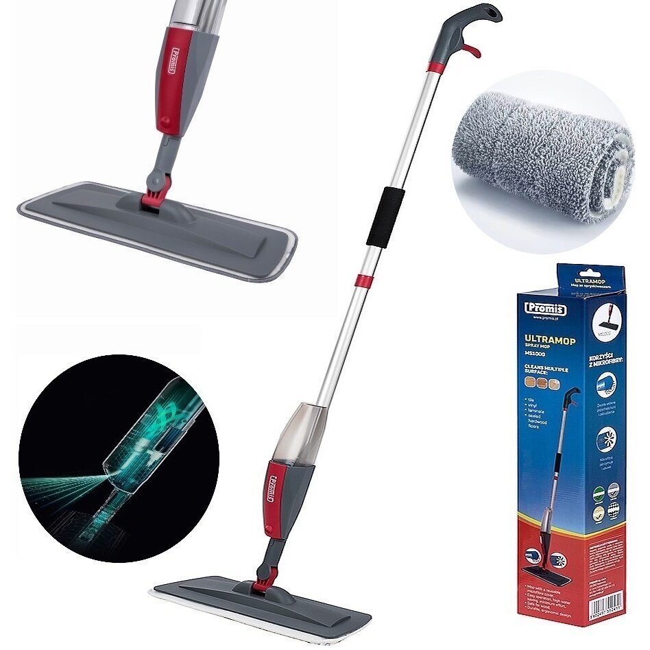 PROMIS Spray Mop, Grey-Red 5