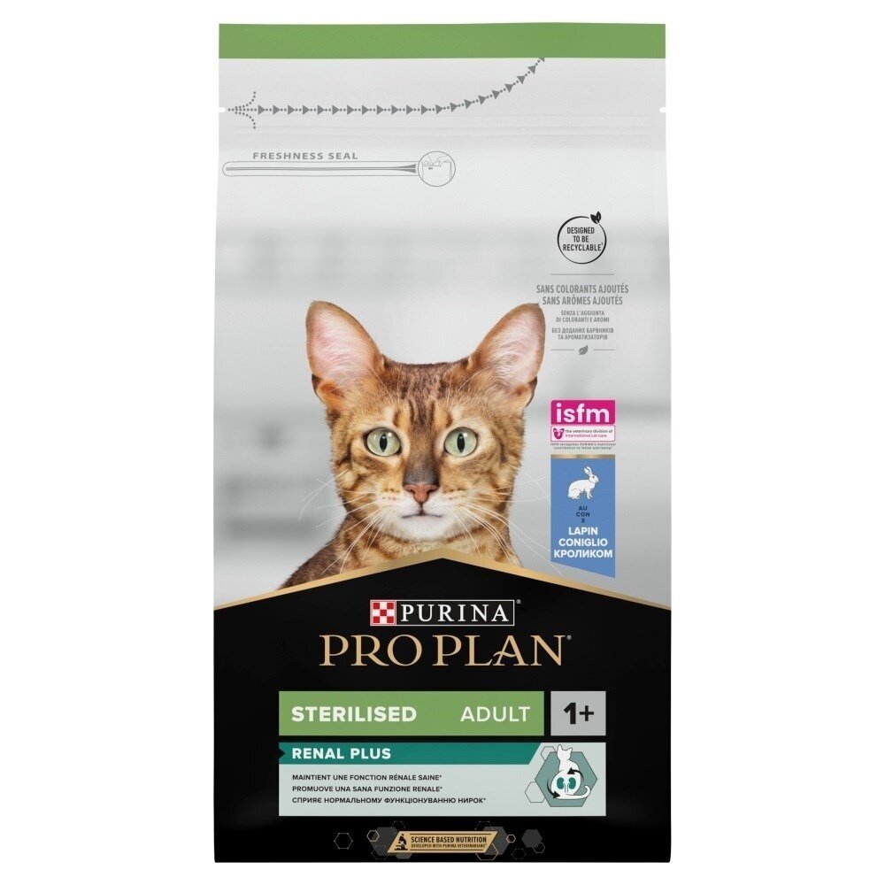 PURINA Pro Plan Sterilised Renal Plus - sausas kačių ėdalas - 1,5 kg PURINA Pro Plan Sterilised Renal Plus - sausas kačių ėdalas - 1,5 kg
