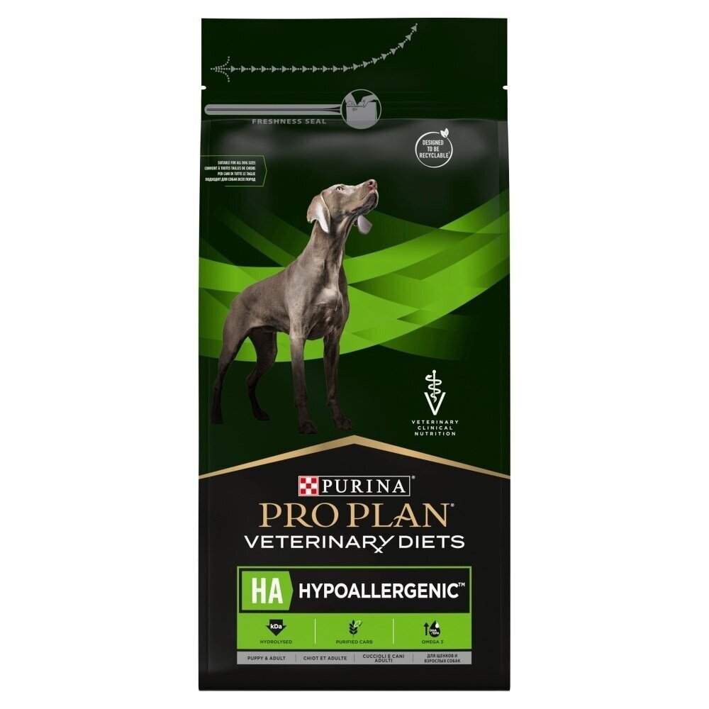 PURINA Pro Plan Veterinary Diets Canine Hypoallergenic - sausas šunų ėdalas - 1,3 kg PURINA Pro Plan Veterinary Diets Canine Hypoallergenic - sausas šunų ėdalas - 1,3 kg