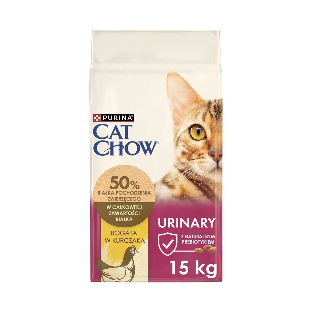 Purina Cat Chow Special Care Urinary Tract Health - sausas kačių ėdalas suaugusioms katėms su vištiena, 15 kg