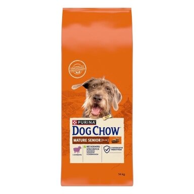 PURINA Dog Chow Mature Senior su ėriena - sausas šunų ėdalas - 14 kg