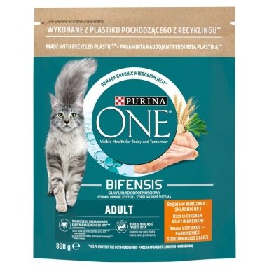 PURINA One Bifensis Adult - sausas kačių ėdalas - 800 g