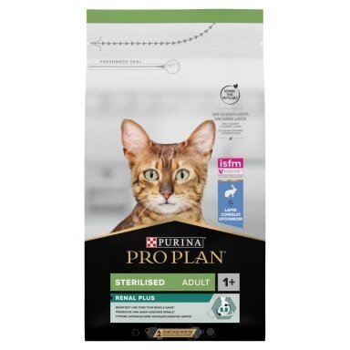 PURINA Pro Plan Sterilised Renal Plus - sausas kačių ėdalas - 1,5 kg