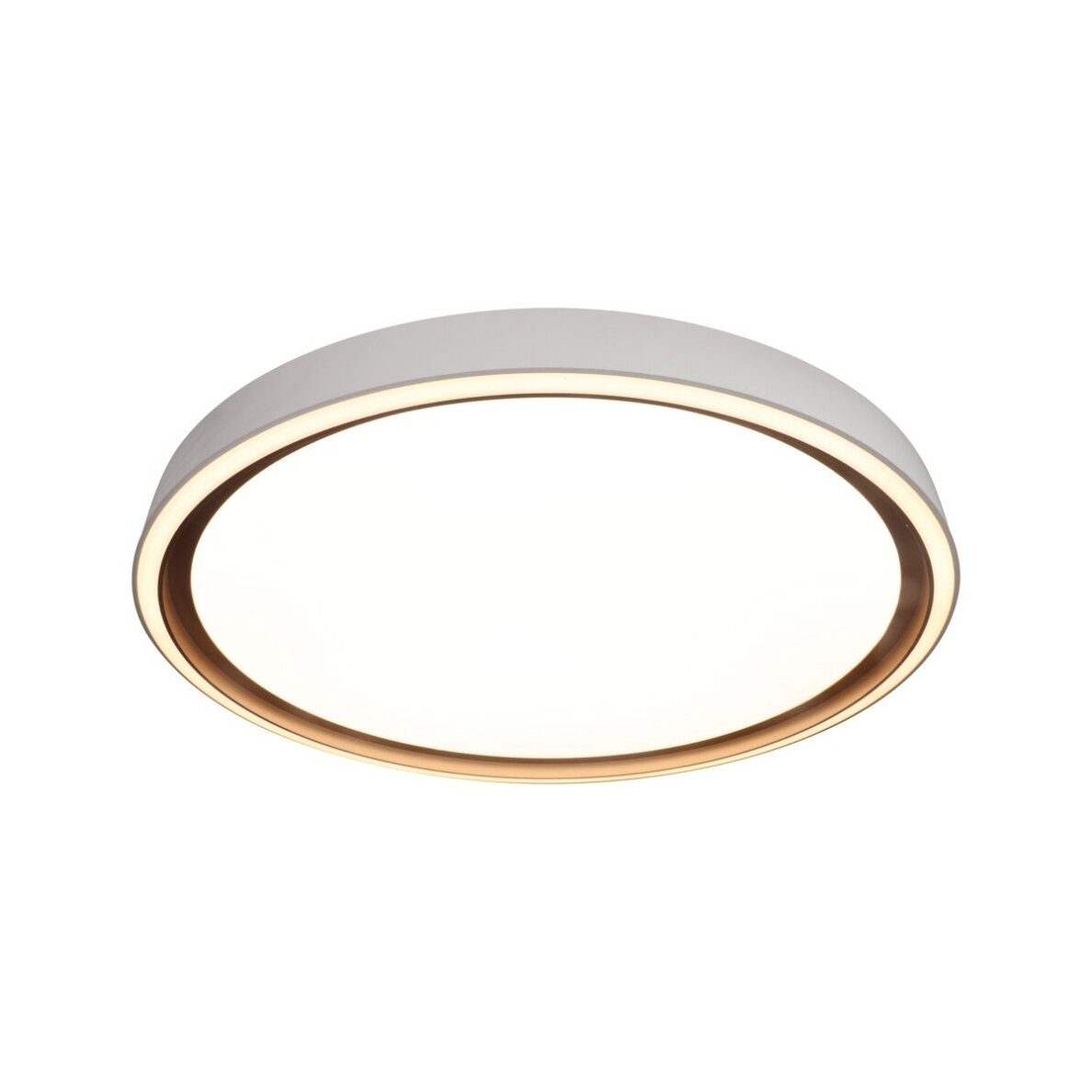 Rende PLF-63728-3K4K6K-GD-WH-SL modernus LED plafonas, auksinis/baltas, 52 cm Rende PLF-63728-3K4K6K-GD-WH-SL modernus LED plafonas, auksinis/baltas, 52 cm