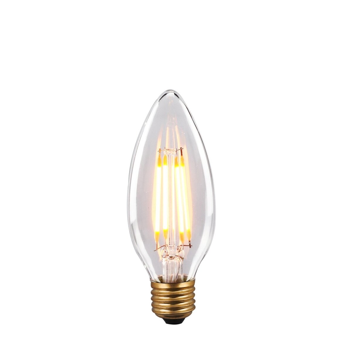 Retro LED Lemputė E27 6W, skaidri