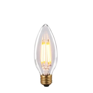 Retro LED Lemputė E27 6W, skaidri