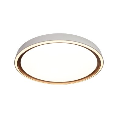 Rende PLF-63728-3K4K6K-GD-WH-SL modernus LED plafonas, auksinis/baltas, 52 cm Rende PLF-63728-3K4K6K-GD-WH-SL modernus LED plafonas, auksinis/baltas, 52 cm
