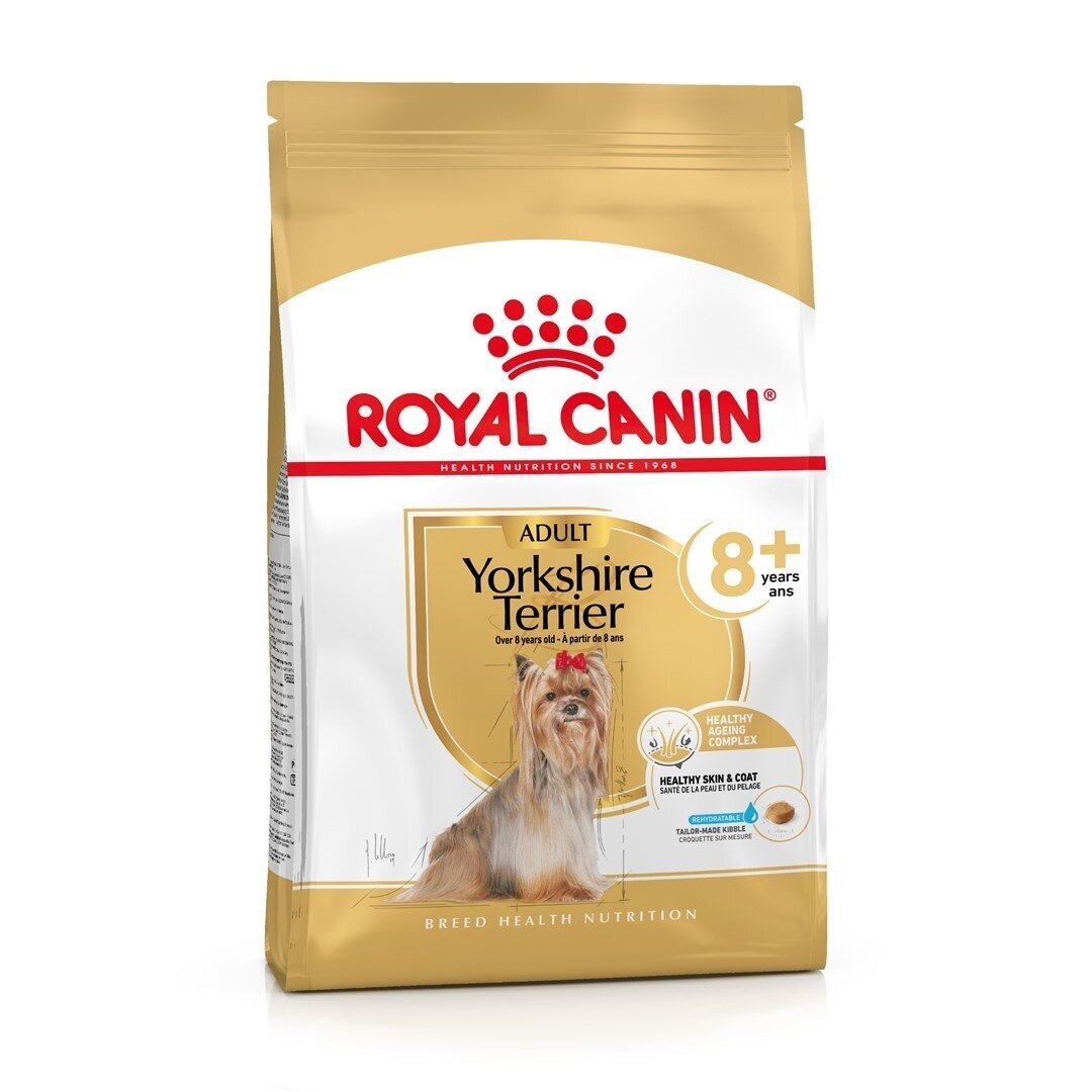 ROYAL CANIN Jorkšyro terjerų 8+ sausas šunų ėdalas su paukštiena 1,5 kg ROYAL CANIN Jorkšyro terjerų 8+ sausas šunų ėdalas su paukštiena 1,5 kg