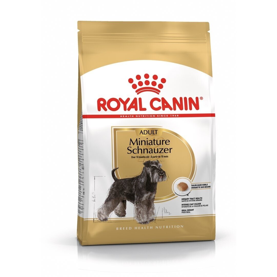 ROYAL CANIN miniatiūrinių šnaucerių suaugusių šunų sausas ėdalas - 3 kg ROYAL CANIN miniatiūrinių šnaucerių suaugusių šunų sausas ėdalas - 3 kg