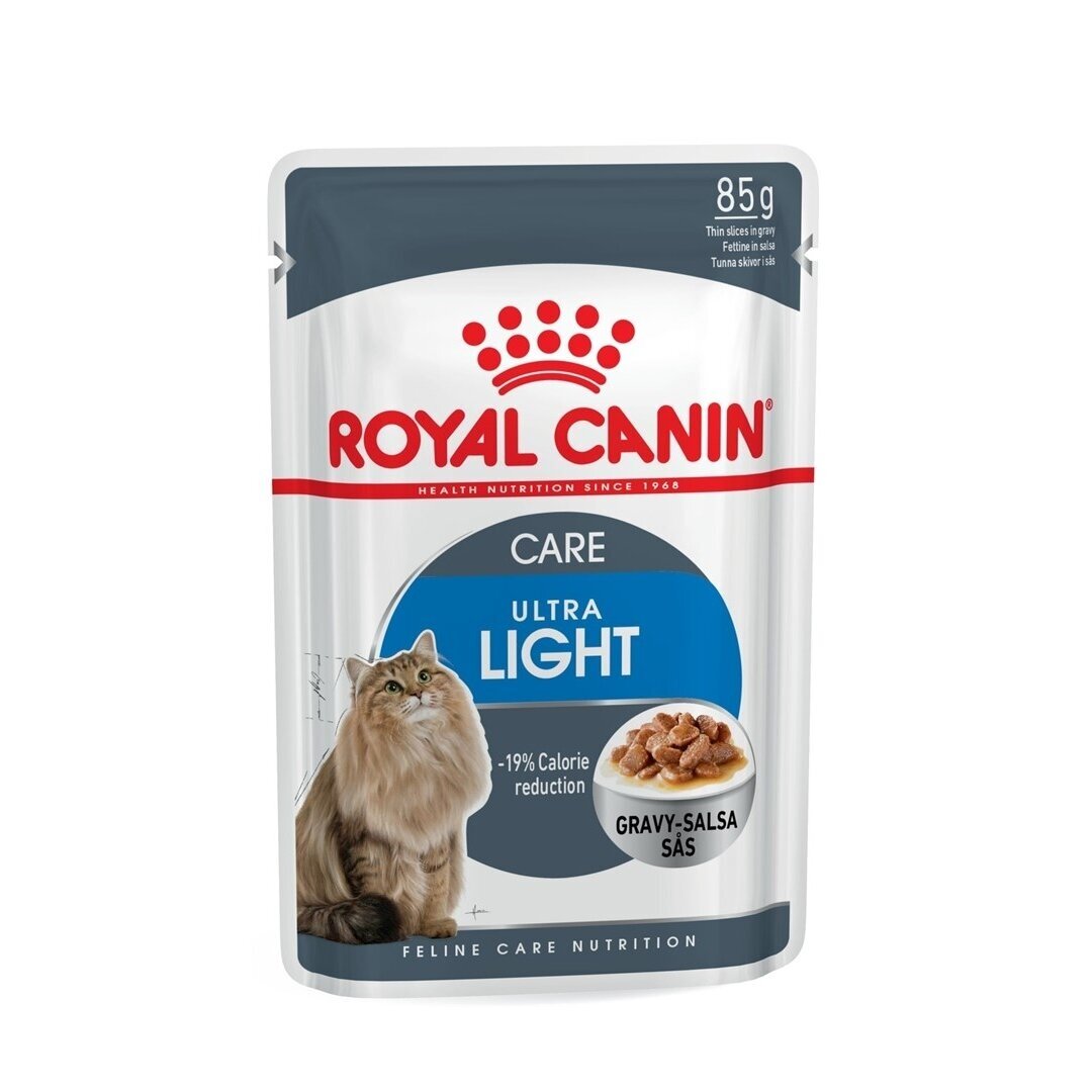 ROYAL CANIN Ultra Light želė pakuotėje - 12 pakelių x 85 g ROYAL CANIN Ultra Light želė pakuotėje - 12 pakelių x 85 g