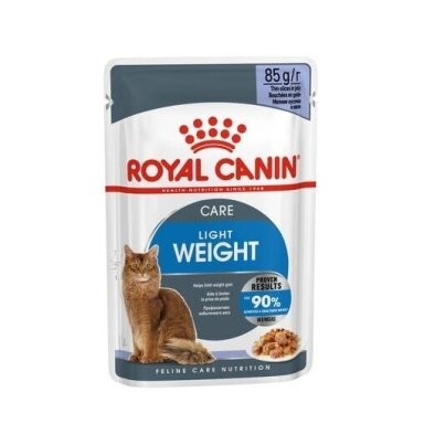 ROYAL CANIN FCN Light Weight Care drebučiuose - šlapias ėdalas suaugusioms katėms - 12 x 85 g