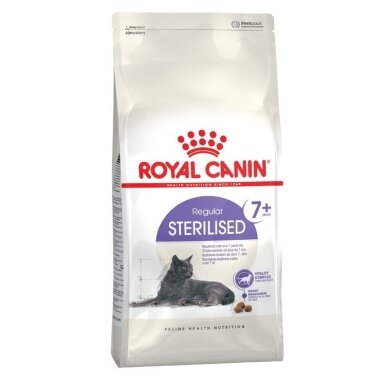 Royal Canin Sterilised 7+ suaugusių kačių sausas ėdalas paukštienai 1,5 kg