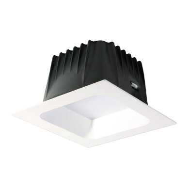 Rossi Square IP44 DG-205S/WK-WW įleidžiamas LED šviestuvas, baltas, 20x20 cm 1